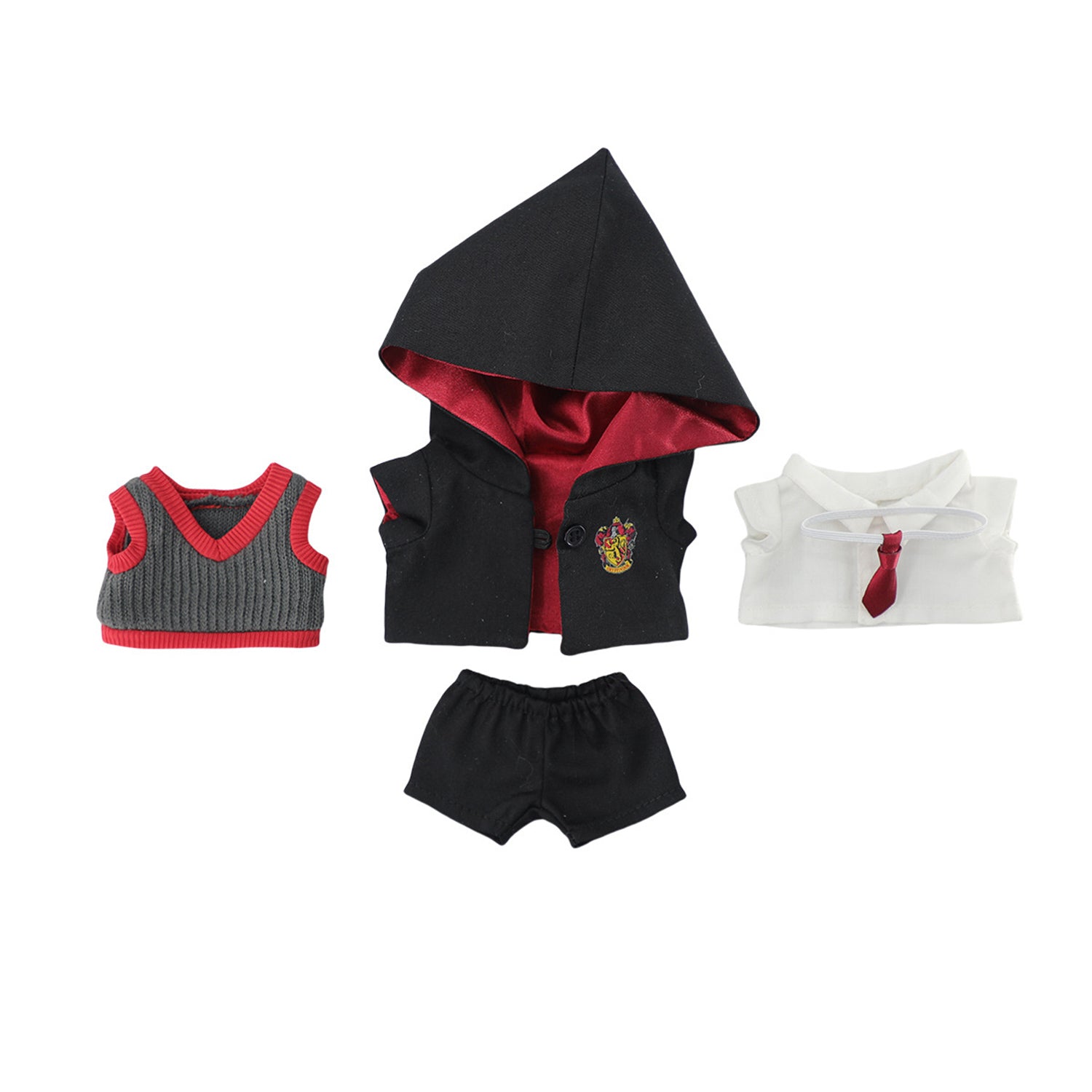 Handcrafted Doll Clothes - Compatible with 5.91-6.7inch (15-17cm) Dolls as Accessories Only, Premium Dolls Outfit with Accessories, Hand Crocheted Hat, Sweaters, Bag