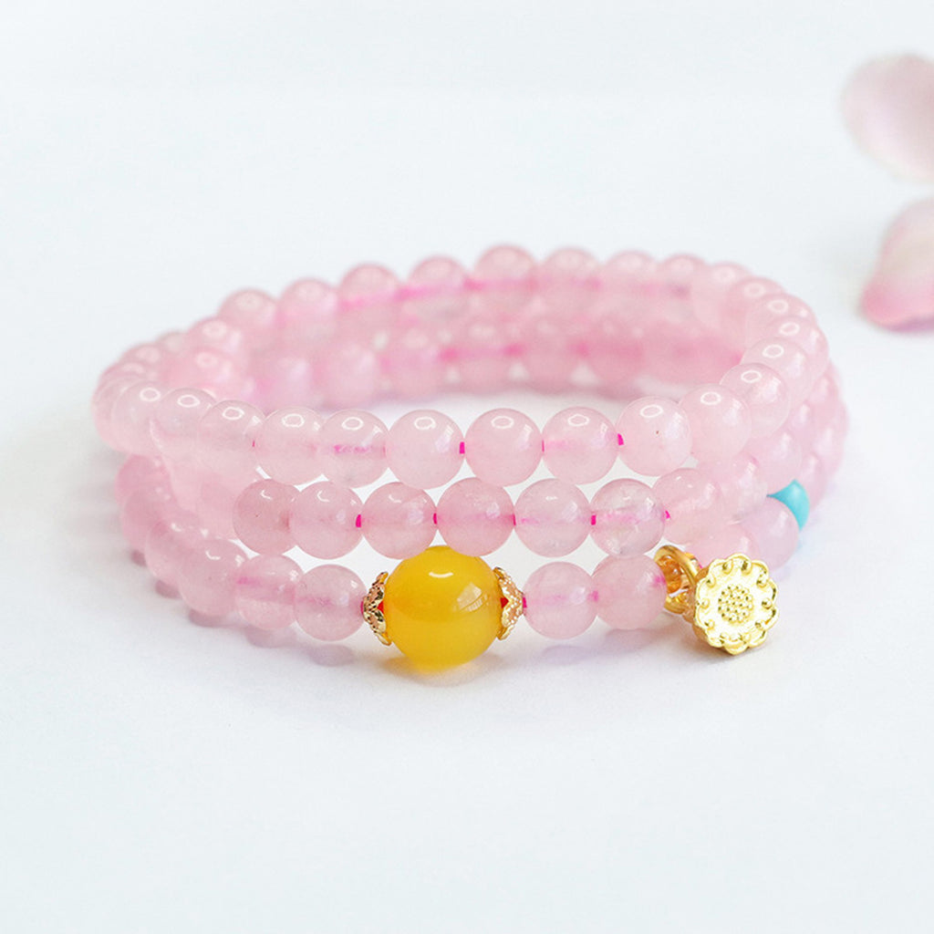 Bracelets for Men & Women - Handmade Stretchy Beaded Feng Shui Jewelry, Natural Stone Protection Gift Set