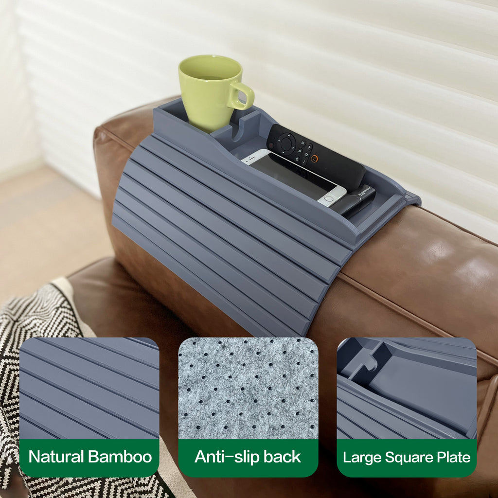 Bamboo Couch Cup Holder (Black)