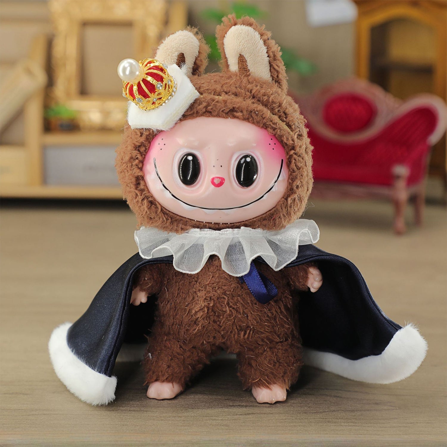 Handcrafted Doll Clothes - Compatible with 5.91-6.7inch (15-17cm) Dolls as Accessories Only, Premium Dolls Outfit with Accessories, Hand Crocheted Hat, Sweaters, Bag