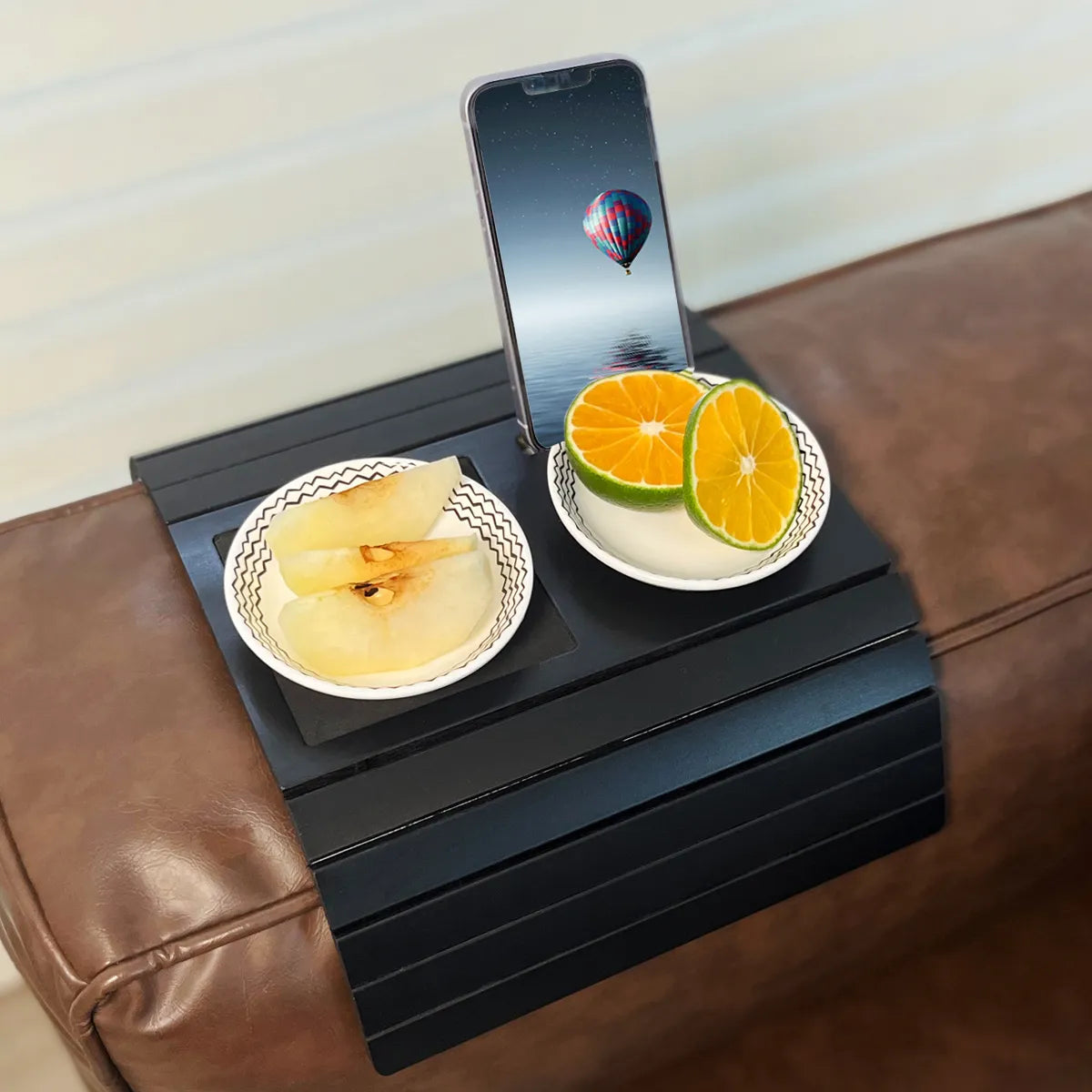 Mini Bamboo Couch Arm Table (Natural)
