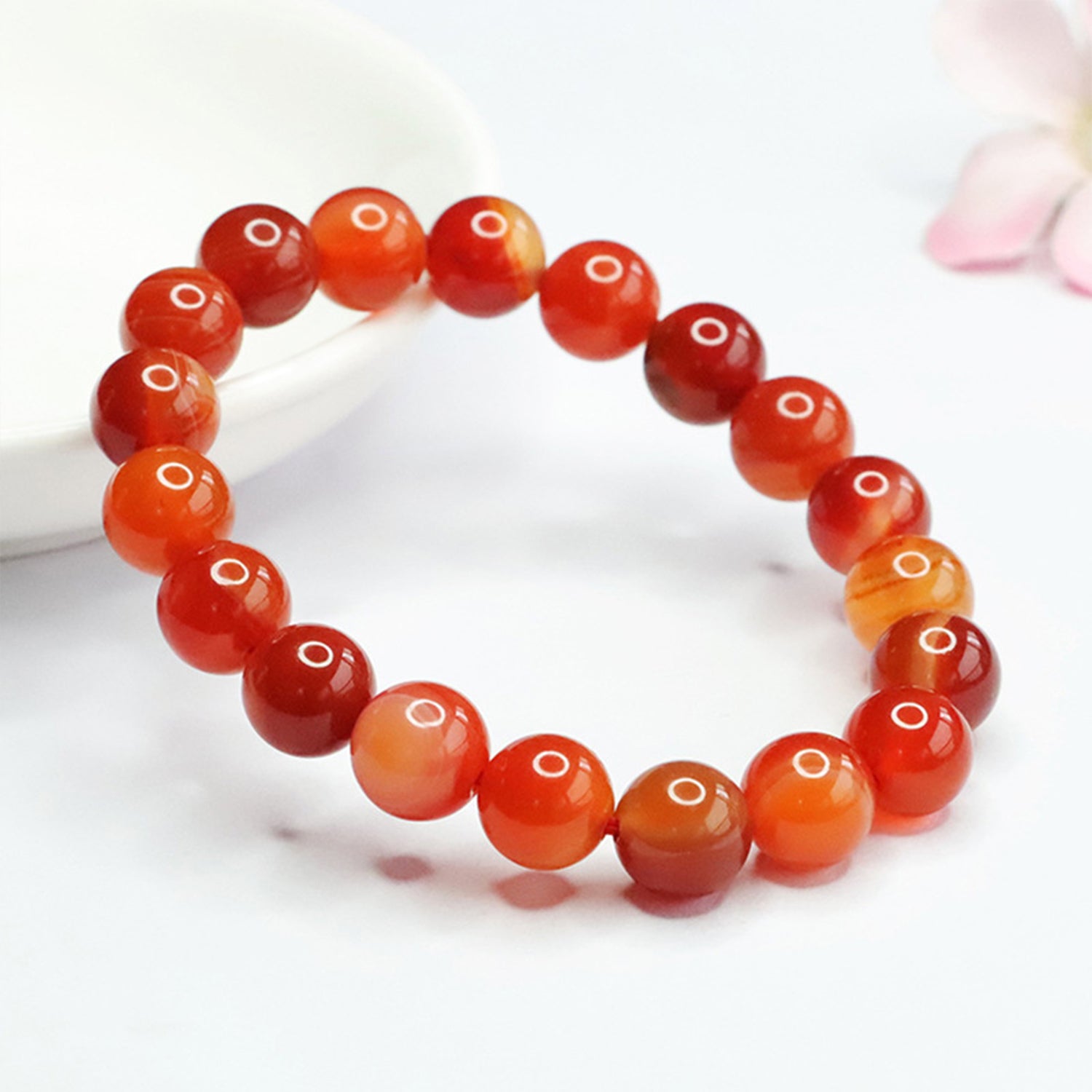Bracelets for Men & Women - Handmade Stretchy Beaded Feng Shui Jewelry, Natural Stone Protection Gift Set