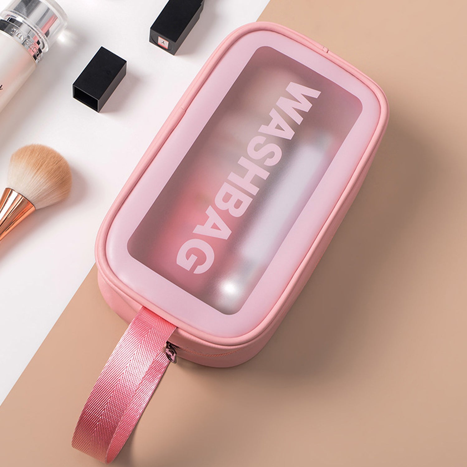 Makeup Bag Travel Cosmetic Bag Organizer Toiletry Bag Make Up Bags with Compartments for Women Girls