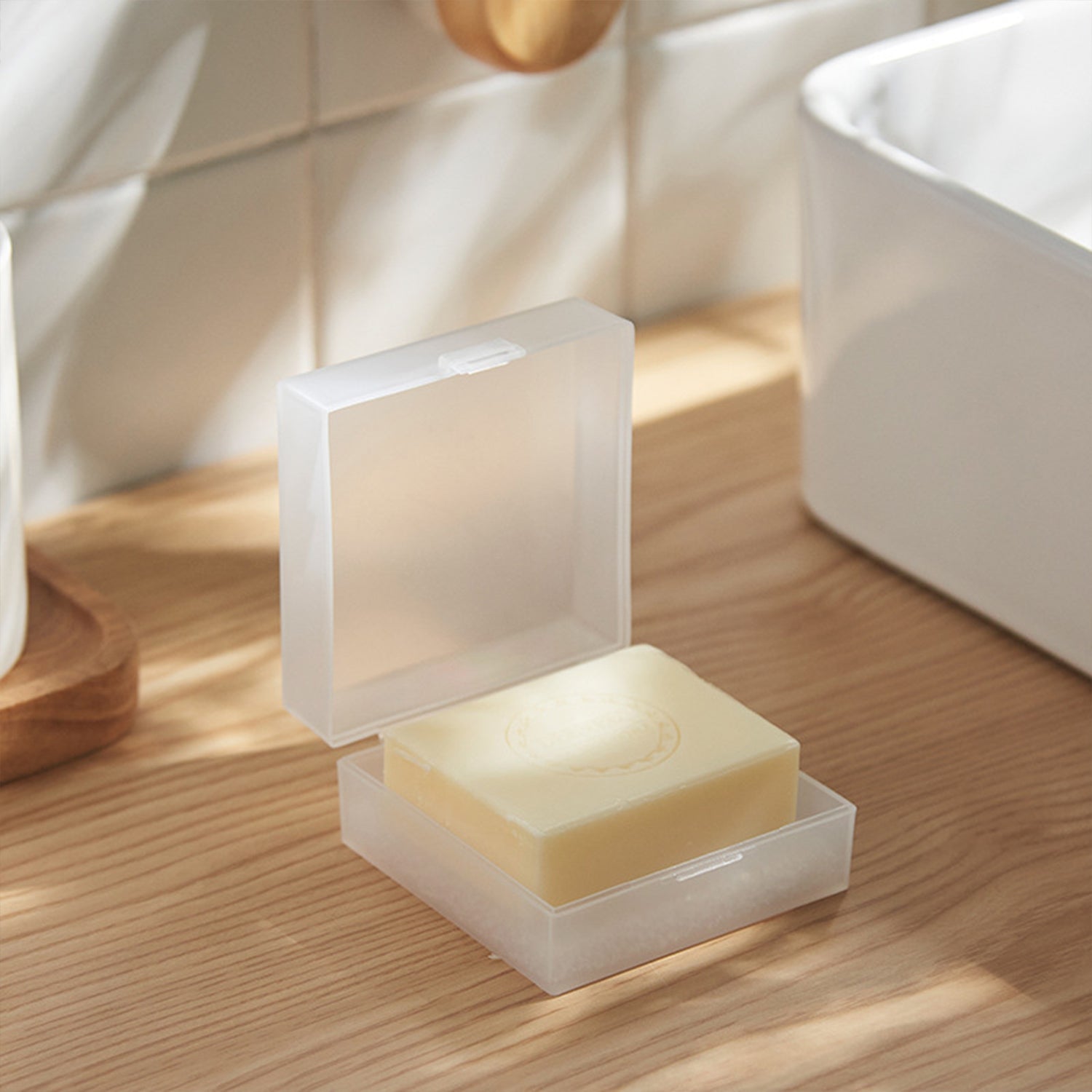 Soap Travel Case, BPA-Free Recycled Plastic, Leakproof, Portable for Bathroom, Gym, Home, Camping