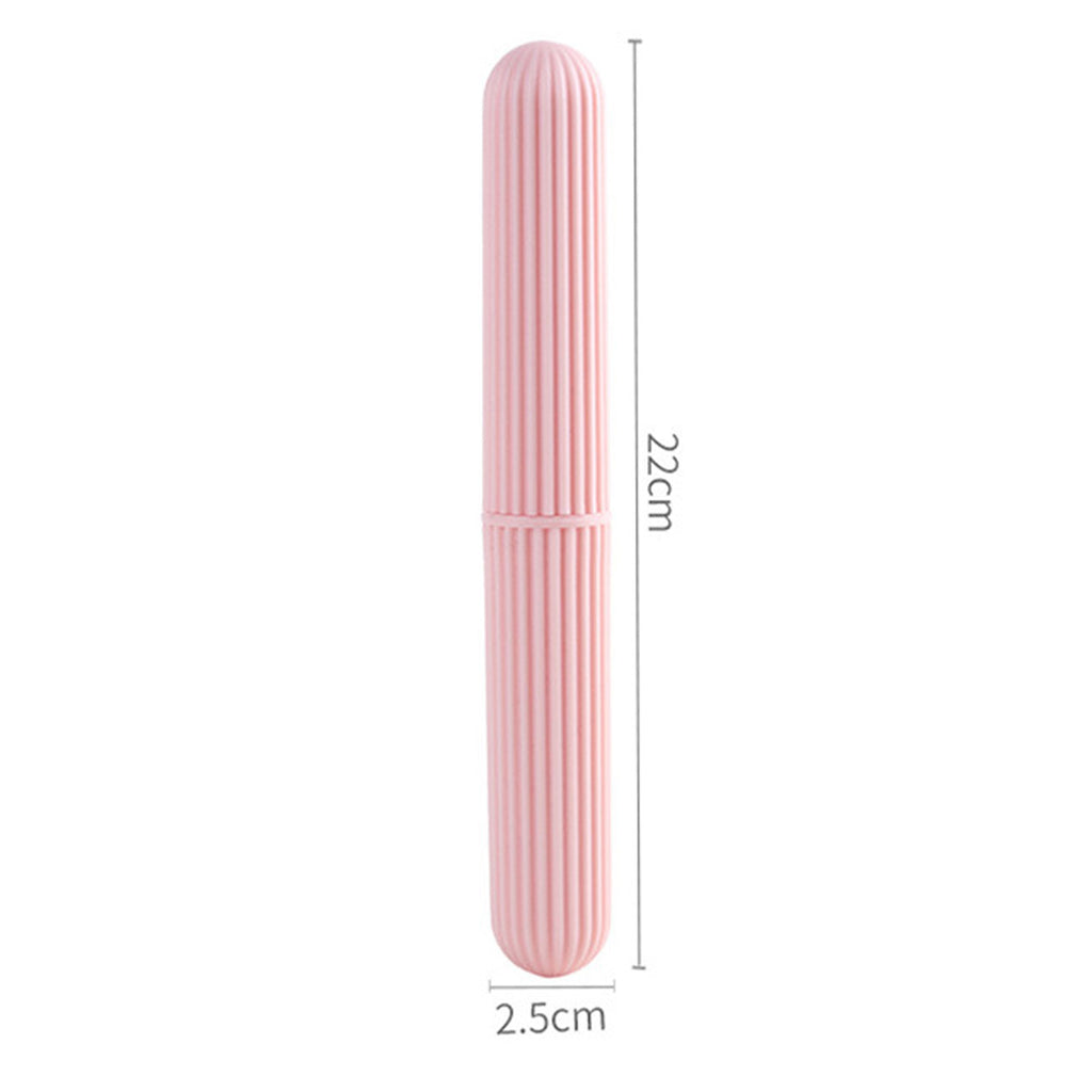 Travel Toothbrush Holder, Portable Toothbrush Cup Case Long 7.7 inch for Traveling, Camping, Business Trip and School
