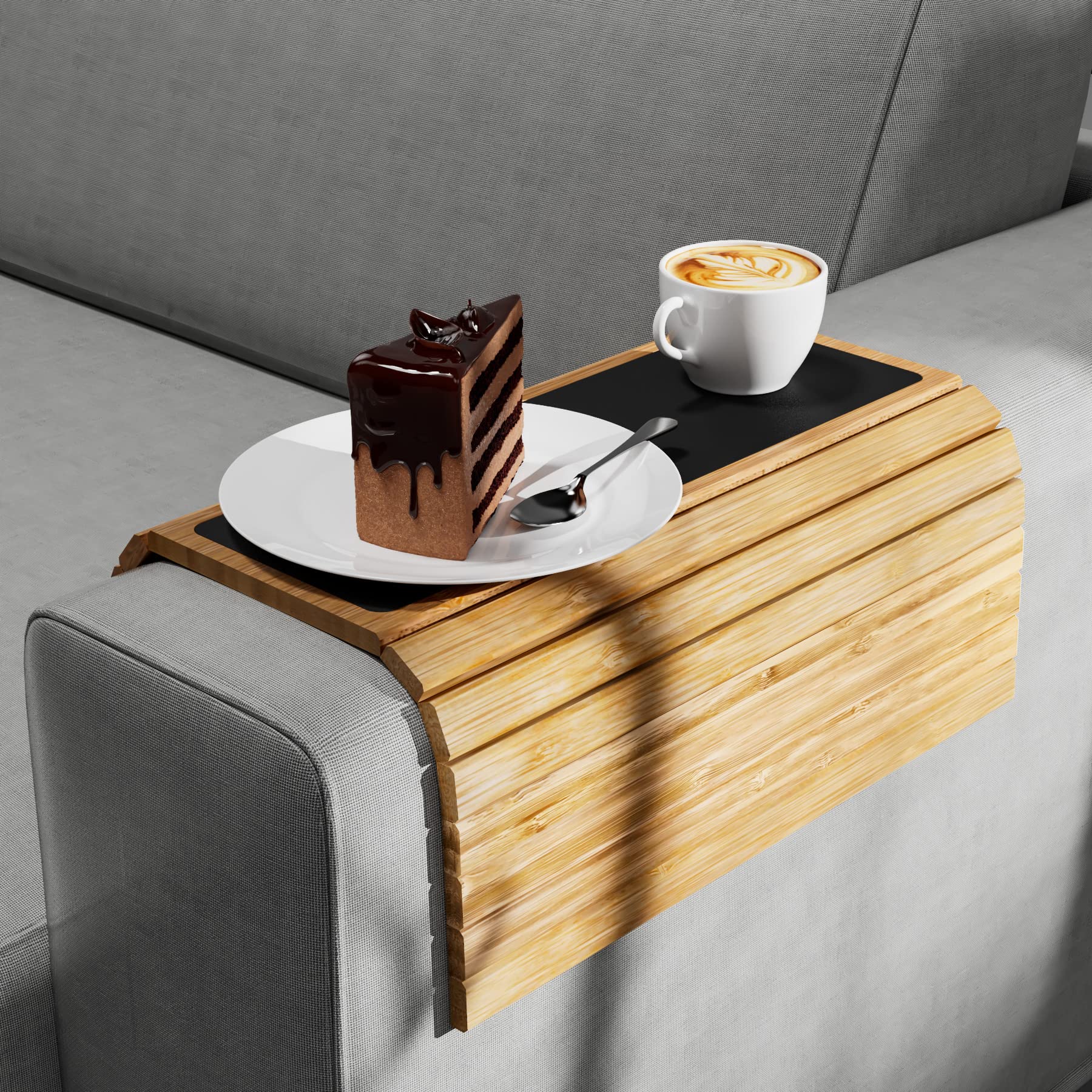 Bamboo Couch Arm Tray (Natural)
